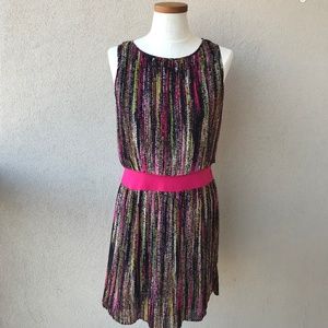 Eliza J Pleated Blouson Sleeveless Dress